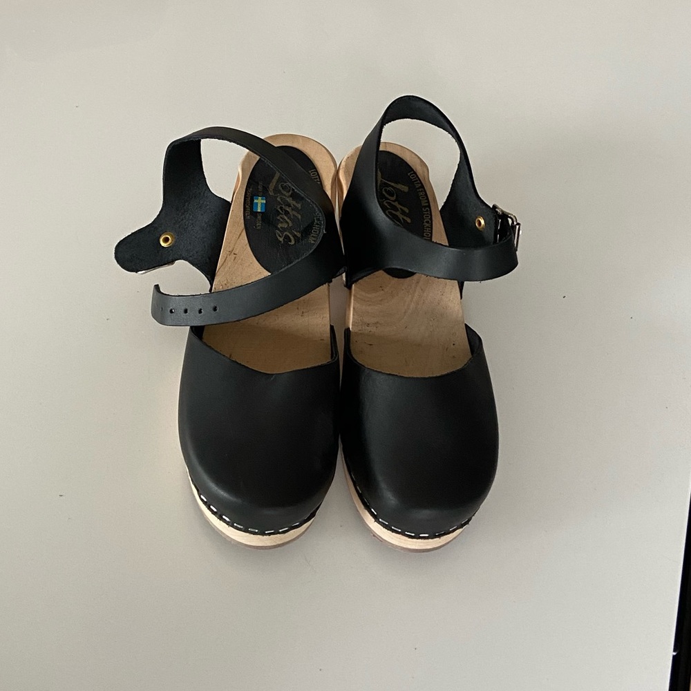 Highwood Black Natural Clog- Lotta From Stockholm